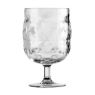 Coppa Vino Moon-Ice:  la coppa da vino Moon è fabbricata in MS. Il metilestirene è un materiale di alta qualità, resistente a i colpi, infrangibile e anti graffio.