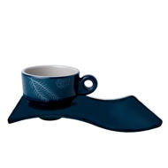  Set Tazza e Piatto Caffé Living : Il set da caffè Living è molto pratico in quanto può essere impilato per occupare pochissimo spazio.