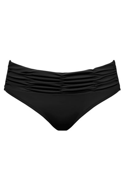 Slip bikini hipster con sofisticate pieghe in vita. Maryan Mehlhorn