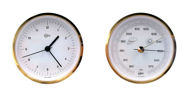 Coppia di strumenti orologio + barometro Barigo. La vendita non comprende il barometro