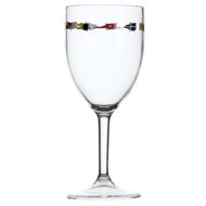 La bicchiere da vino REGATA, è fabbricata metilestirene, un materiale di alta qualità, resistente a colpi, infrangibile e anti graffio.