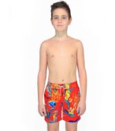 Zeybra - Costume da bagno made in Italy bambino coralli 100% poliestere veloce nell’asciugatura.