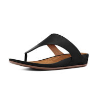 FitFlop Banda Toe Thong Sandals in Black Donna