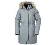 Parka da donna imbottito e completamente impermeabile dalla silhouette femminile.