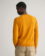 GANT uomo maglia pullover girocollo lana Mustard Orange