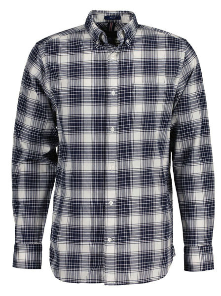 Gant  Camicia a quadri in twill utility Uomo