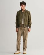 Gant Pantaloni da abito affusolati in cotone relaxed fit