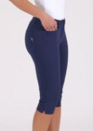  Chervò  Pantaloni Capri Spadoni Donna Blue 