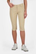 Chervò  Pantaloni Capri Spadoni Donna Beige