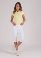 Chervò  Pantaloni Capri Spadoni Donna Bianco	