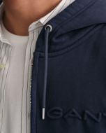 Gant Felpa con Cappuccio e Full Zip Uomo