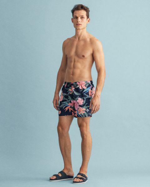 Gant Pantaloncini Bagno Tropical Print Uomo