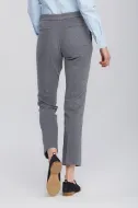 Gant pantaloni con ciarniera in jersey spinato Donna