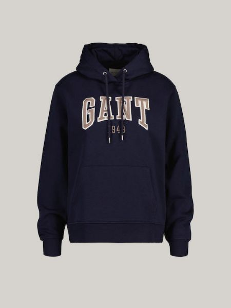 Gant Felpa con cappuccio e logo Donna