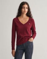 Gant Maglia con scollo a V finissima Donna