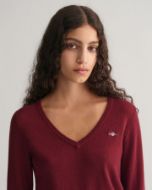 Gant Maglia con scollo a V finissima Donna