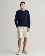 Gant Cotton Linen C-Neck Uomo