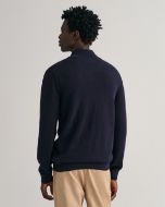 Gant Cotton Pique Zip Cardigan Uomo