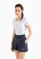 EA7 Shorts Evolution in misto viscosa Donna Blu