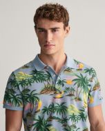 Gant Polo Stampa Maniche Corte Hawaii Uomo