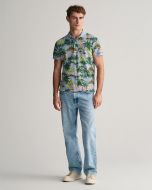 Gant Polo Stampa Maniche Corte Hawaii Uomo