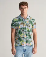 Gant Polo Stampa Maniche Corte Hawaii Uomo