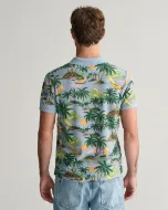 Gant Polo Stampa Maniche Corte Hawaii Uomo