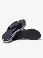 TBS Infradito con zeppa blu e bianca donna