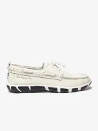 Immagine di TBS Mocassino Janaele Pelle Donna Bianco/Blu.