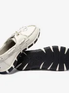Immagine di TBS Mocassino Janaele Pelle Donna Bianco/Blu.
