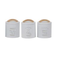 MB Barattoli Cucina Piccoli Menorca (3pz) White