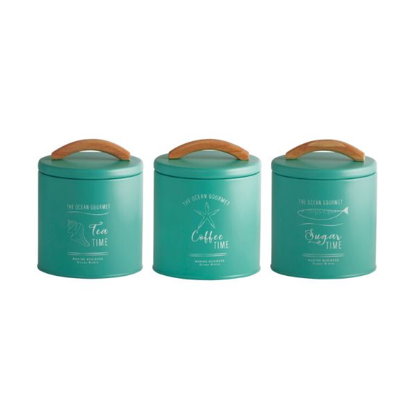 Barattoli Da Cucina Piccoli Menorca – Acqua, 3 Pz