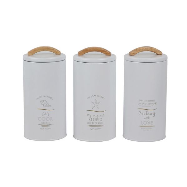 MB Barattoli Cucina Grandi Menorca (3pz) White