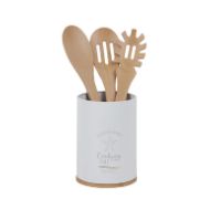 MB Porta Utensili con Posate Menorca  White