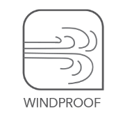 MB Posacenere Windproof Antracite (1Pz)