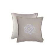 MB Cuscino Ricamato + Aruba Sabbia 45x45 (1pz)