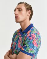 Gant Polo Stampa Tropical M/C Uomo