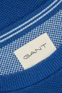 Gant Maglia girocollo in piqué di cotone Uomo