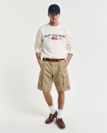 Gant Pantaloncini cargo in twill relaxed fit Uomo