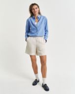 Gant Pantaloncini Pull-on in misto lino relaxed fit Donna