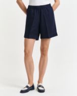 	Gant Pantaloncini Pull-on in misto lino relaxed fit Donna