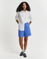 Gant Pantaloncini Pull-on in misto lino relaxed fit Donna