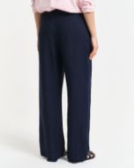 Gant Pantaloni Pull-on in misto lino relaxed fit Donna