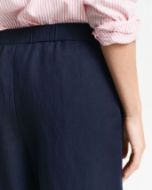 Gant Pantaloni Pull-on in misto lino relaxed fit Donna