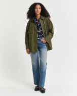 Gant Camicia in seta e cotone con stampa Sailing reg fit Donna