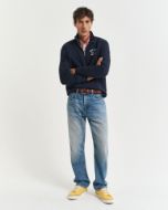 Gant Felpa Graphic con zip corta Uomo