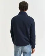 Gant Felpa Graphic con zip corta Uomo