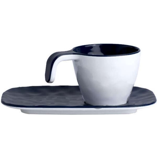 MB Tazza Caffe Summer e Piatto Black (6pz)
