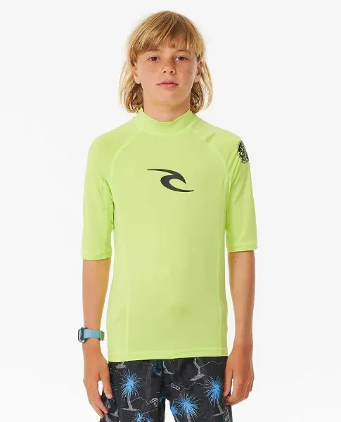 Rip Curl Brand Wave UPF Short Sleeves Boy