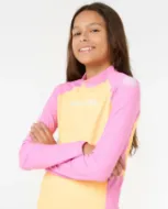 Immagine di Rip Curl Classic Surf Long Sleeve Rash Vest - Girls